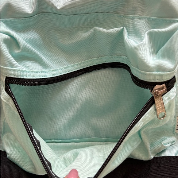 PINK Victoria's Secret Teal and Black Bag with Modern Design - Picture 3 of 16